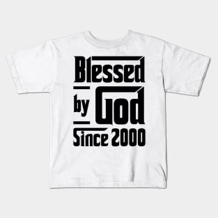 Blessed By God Since 2000 23rd Birthday Kids T-Shirt